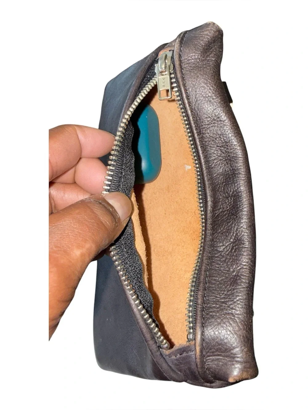 Genuine pure Leather Chain Biker Wallet machine hooks